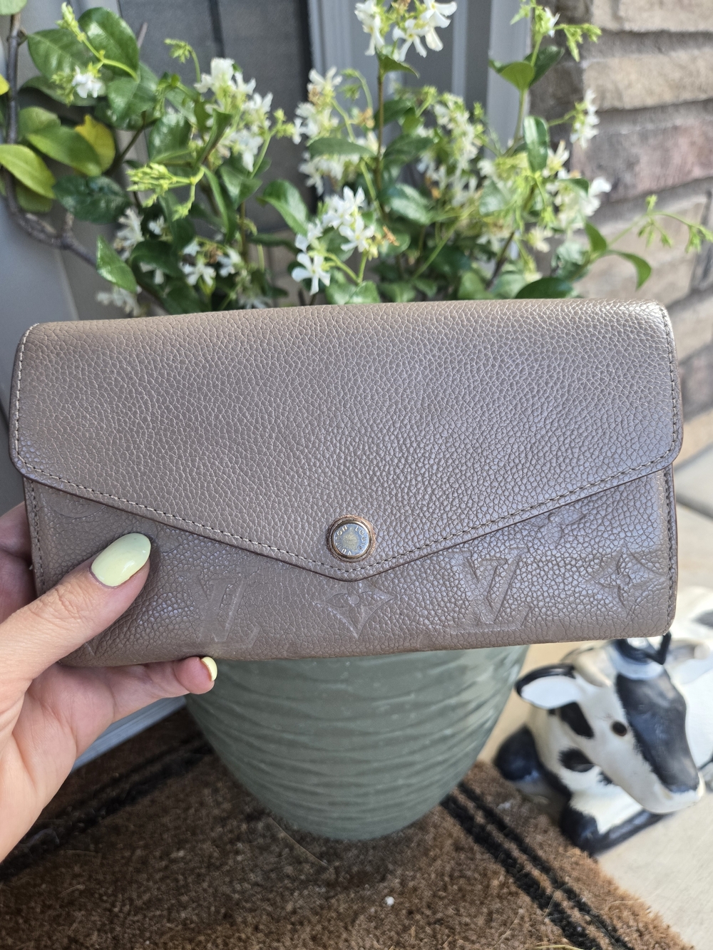 Authentic Louis Vuitton Taupe Empriente Wallet